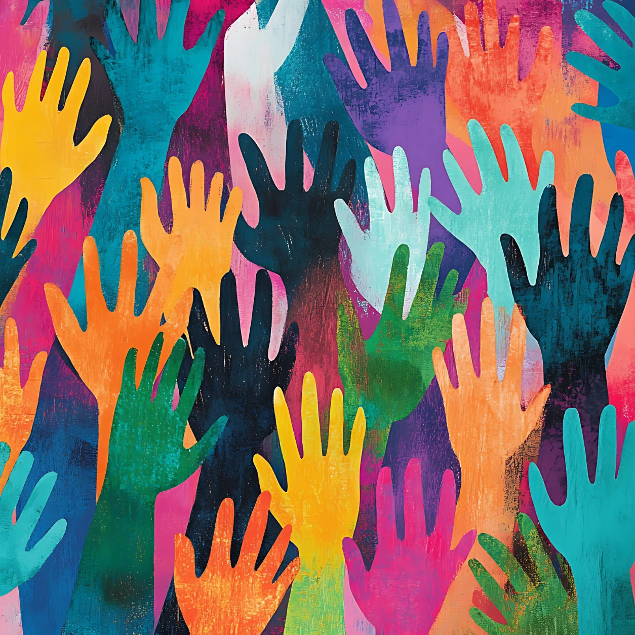 Ilustración conceptual de la diversidad y la colaboración global para apoyar proyectos de salud y telemedicina solidaria.